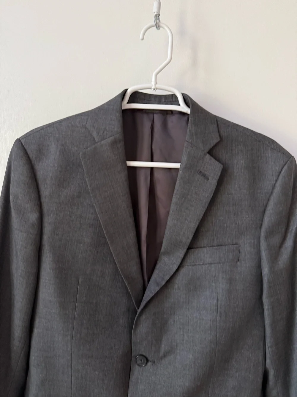 Michael Kors 100% Wool Vitale Barberis Canonico Blazer in Charcoal Gray